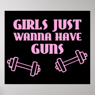 Poster Les filles veulent juste avoir des armes à feu