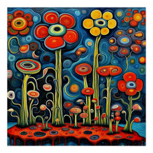Poster Les fleurs de germes