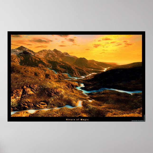 Poster Les fleuves de la Magie (Devant)