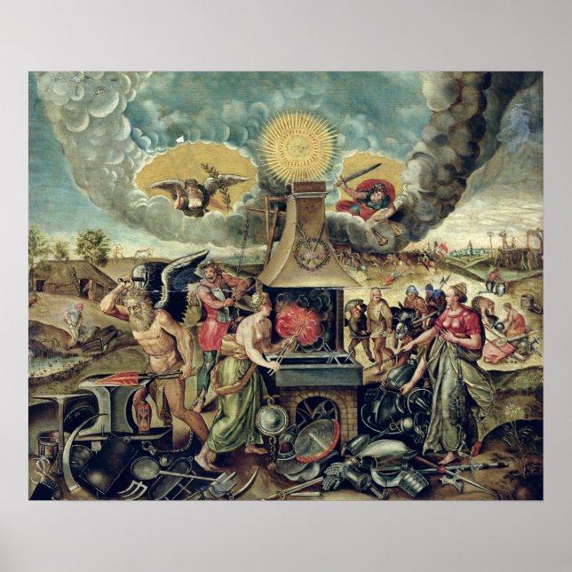 Poster Les Forges de Vulcain avec les armes à retardement (Devant)