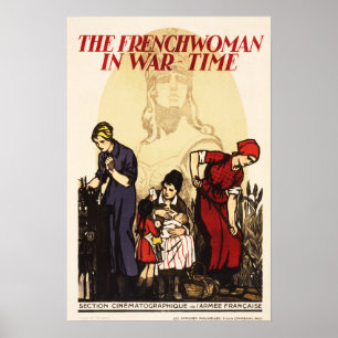 Poster Les Françaises en temps de guerre film de propagan