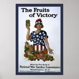 Poster Les fruits de la victoire~Première Guerre mondiale