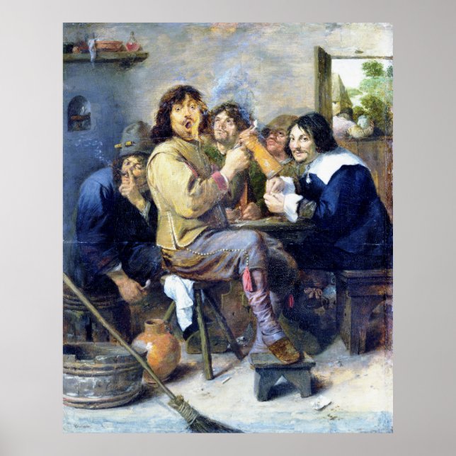 Poster Les fumeurs (Devant)