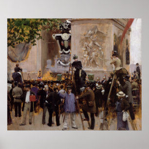 Poster Les funérailles de Victor Hugo