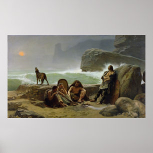 Poster Les gardes-côtes gaulois, 1888