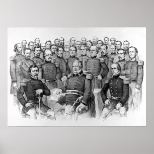 Poster Les généraux de guerre civile de l'Union poster/im