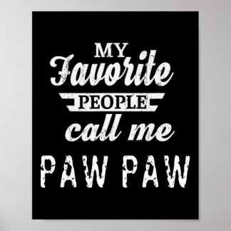 Poster Les gens que j'aime m'appellent Papi Papi Grand-pè