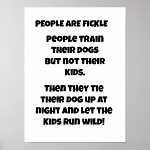 POSTER LES GENS SONT FICHIERS