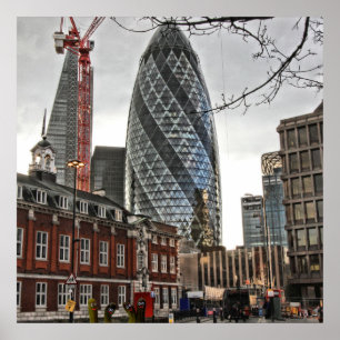 Poster Les Gherkins de Londres
