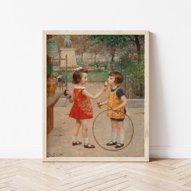 Poster Les Glaces du Jour | Victor Gabriel Gilbert (Créateur téléchargé)