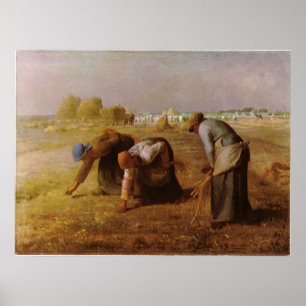Poster Les Glaneuses 1857 par Jean-François Millet