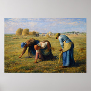 Poster Les Glaneuses de Jean-François Millet