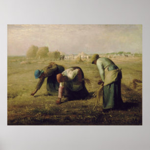Poster Les Gleaners par Jean-François Millet 1857