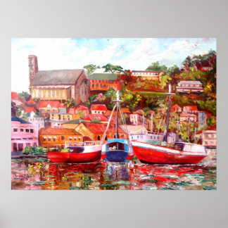 Poster Les goélettes du Carénage