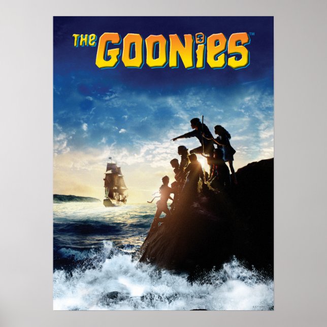 Poster Les Goonies Pirate Ship Théâtre Art (Devant)