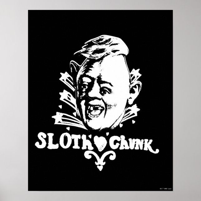 Poster Les Goonies "Sloth ♥ Chunk" (Devant)