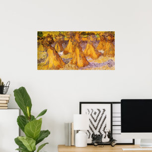 Poster Les grains du blé par Vincent van Gogh