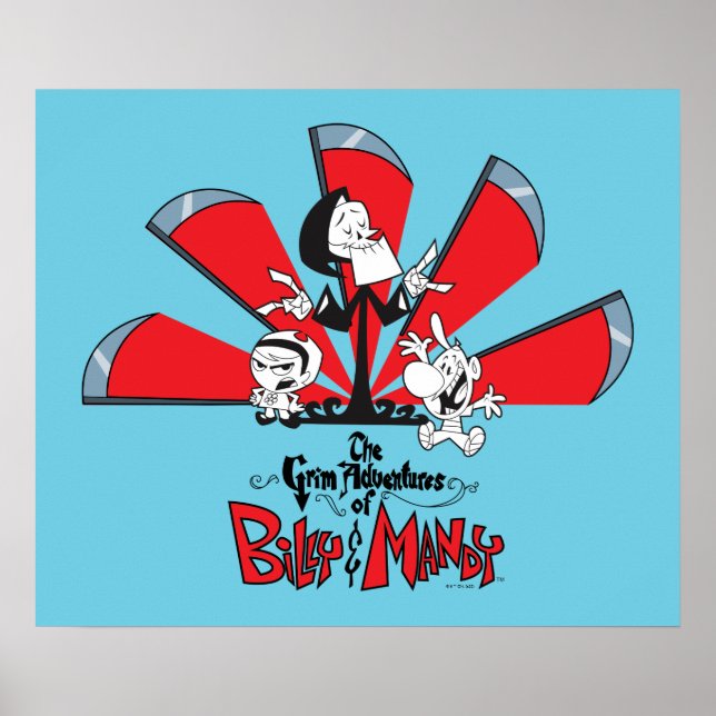 Poster Les Grandes Aventures de Billy & Mandy Scythes Art (Devant)