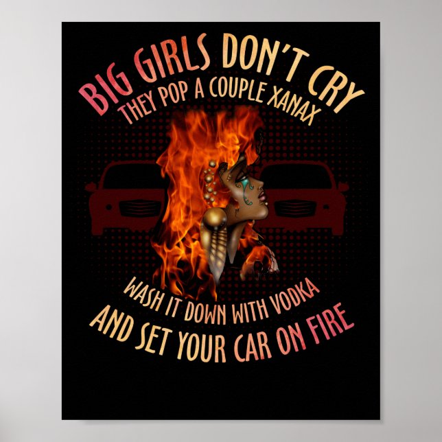 Poster Les Grandes Filles Ne Pleurent Pas Ils Pop Un Coup (Devant)