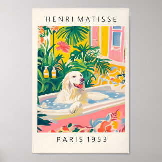 Poster Les Grandes Pyrénées Dans La Baignoire, Matisse Wa