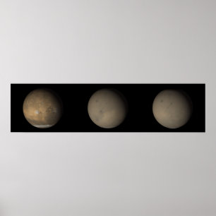 Poster Les grandes tempêtes de poussière de 2001 sur Mars