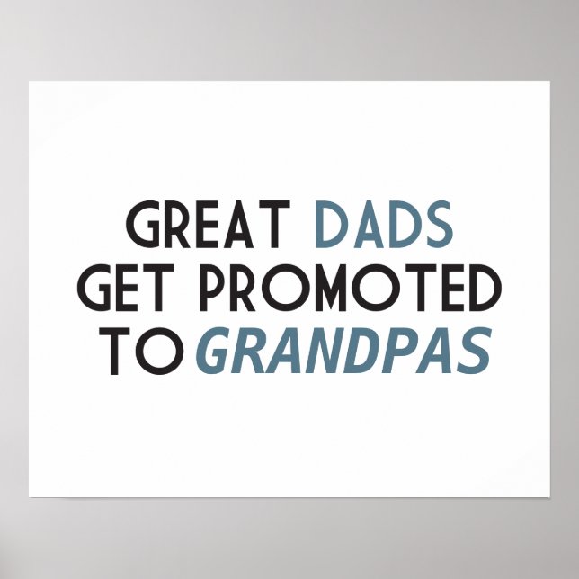 Poster Les grands papas sont promus aux grands papas (Devant)