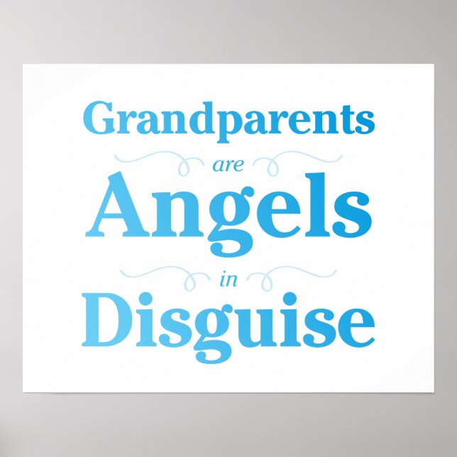 Poster Les grands-parents sont des anges déguisés (Devant)