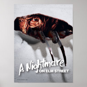 Poster Les Griffes de la nuit   Freddy Krueger Peeking
