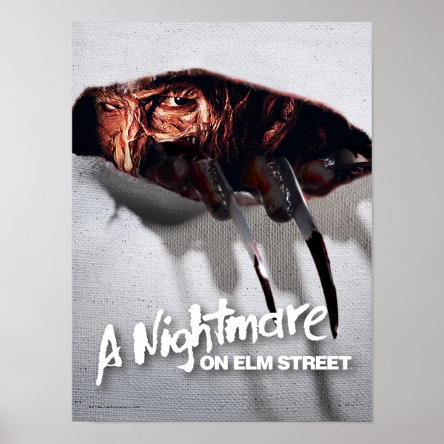 Poster Les Griffes de la nuit | Freddy Krueger Peeking (Devant)