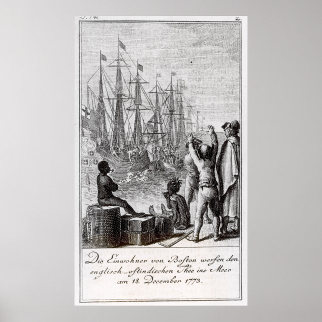 Poster Les habitants de Boston Throw (Devant)