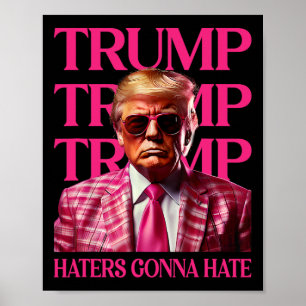 Poster Les haineux de Trump vont haïr
