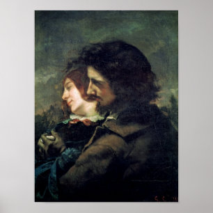 Poster Les heureux amoureux, 1844