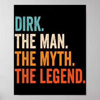 Poster Les Hommes Dirk L'Homme Le Mythe La Légende