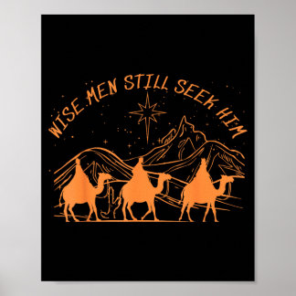 Poster Les Hommes Sages Le Cherchent Design Noël Chrétien