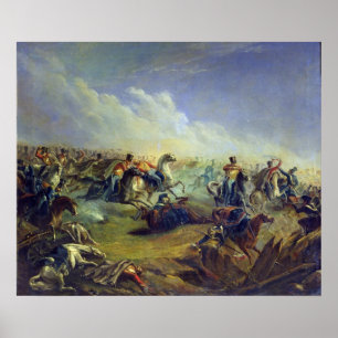 Poster Les hussards de la Garde attaquent près de Varsovi
