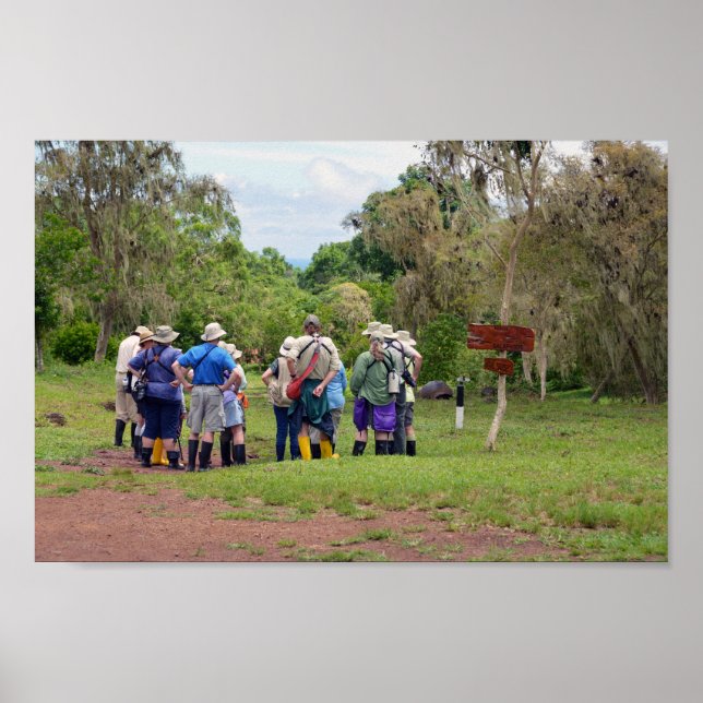 Poster Les îles Galapagos Tourisme (Devant)