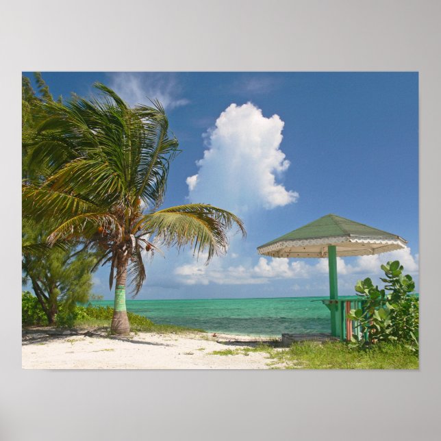 POSTER LES ÎLES TURKS & CAICOS "EN BORD DE MER" (Devant)