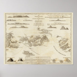 Poster Les îles Vierges