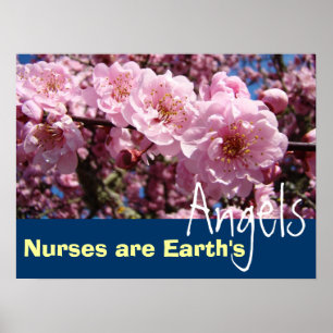 Poster Les infirmières sont l'affiche des anges de la Ter