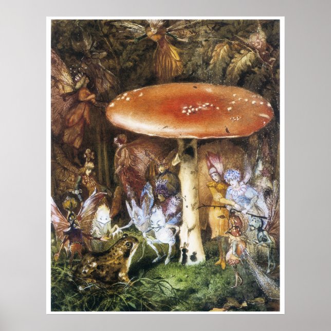 Poster Les intrus Imprimer par John Aster Fitzgerald (Devant)
