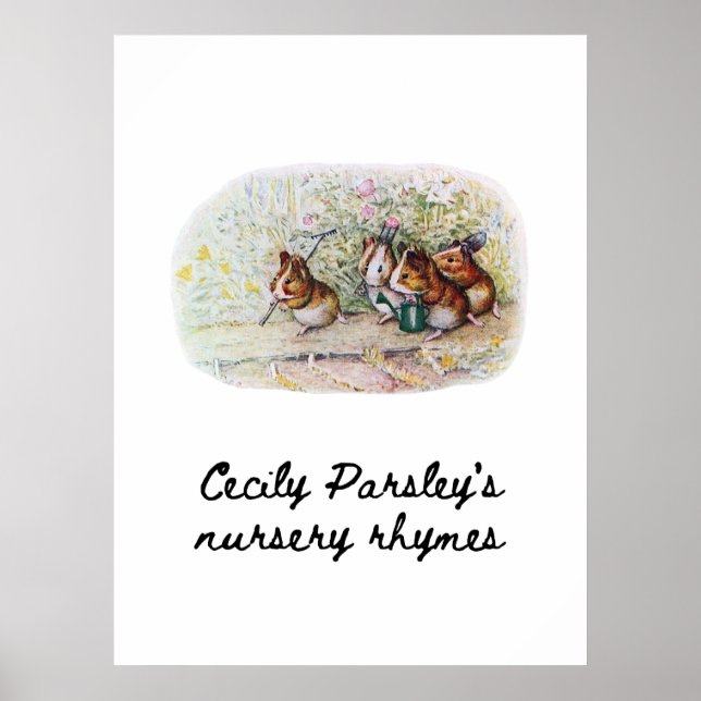 Poster Les jardiniers de cochons de Guinée (Devant)