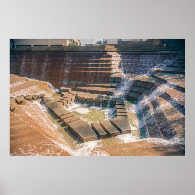 Poster Les jardins aquatiques de Fort Worth (Devant)
