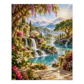 Poster Les Jardins du Paradis