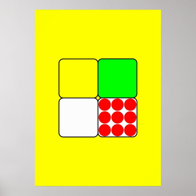 Poster Les Jerseys de course de vélo 3 Jaunes (Devant)