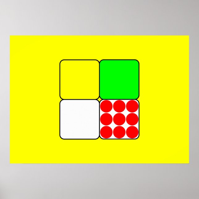 Poster Les Jerseys de course de vélo 3 Jaunes (Devant)