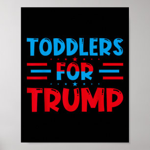 Poster Les jeunes pour Trump Kids Trump 2024