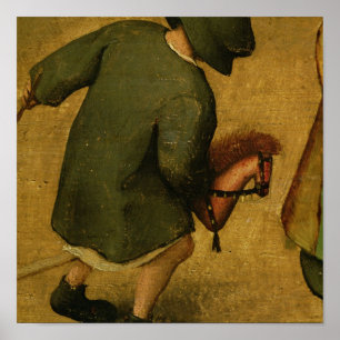 Poster Les jeux des enfants, détail de la section