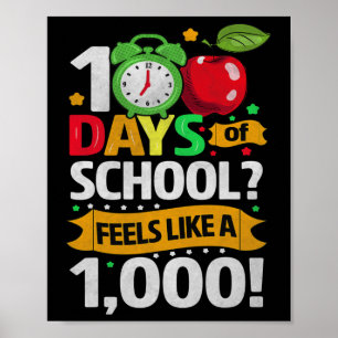 Poster Les Jours D'École Ressemblent À Un 1