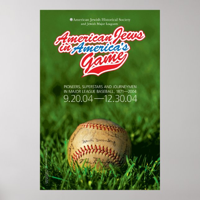 Poster Les juifs américains dans le jeu de l'Amérique (Devant)