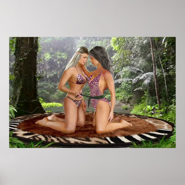 POSTER LES JUNGLES SE RETROUVENT (Devant)